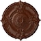 Ekena Millwork Attica Acanthus Leaf Medallion (Canopies up to 4 5/8"), 53 1/2"OD x 3 1/2"P, Burnished Mahogany CM53ATBMC - alternate 1